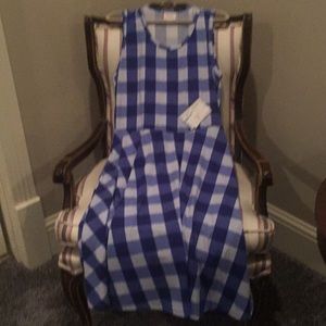 Nicki dress with pockets and tags.